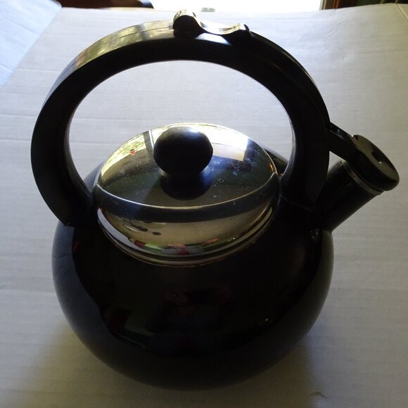 Tea Kettle -Teapot - Vintage Copco Whistling - Stainless Steel - Pre-owned - Picture 1 of 10